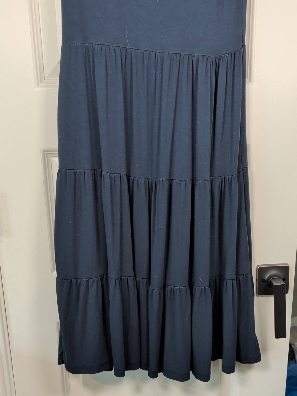 Italian Style Navy Crewneck Tee Dress - Picture 9 of 9